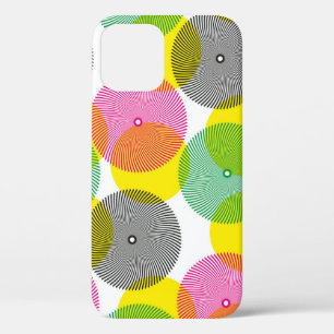 Brush Zigzags: Hand Drawn Pattern iPhone 12 Case