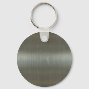 Brushed Aluminium Key Ring