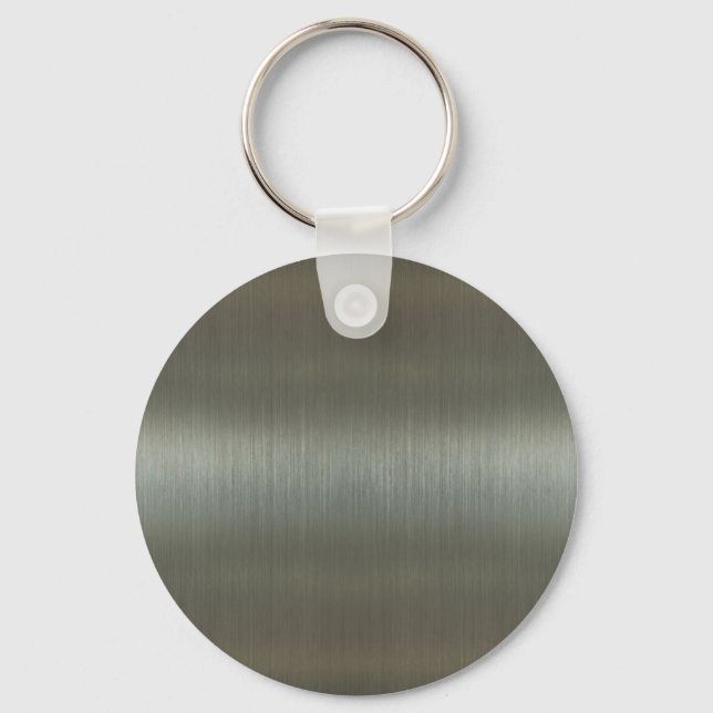 Brushed Aluminium Key Ring (Front)