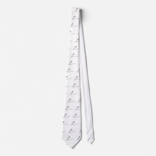 Brushed Bird Tie (Front)
