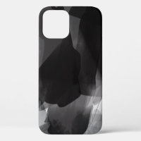 Brushed Black and white Painted Abstract Backgroun