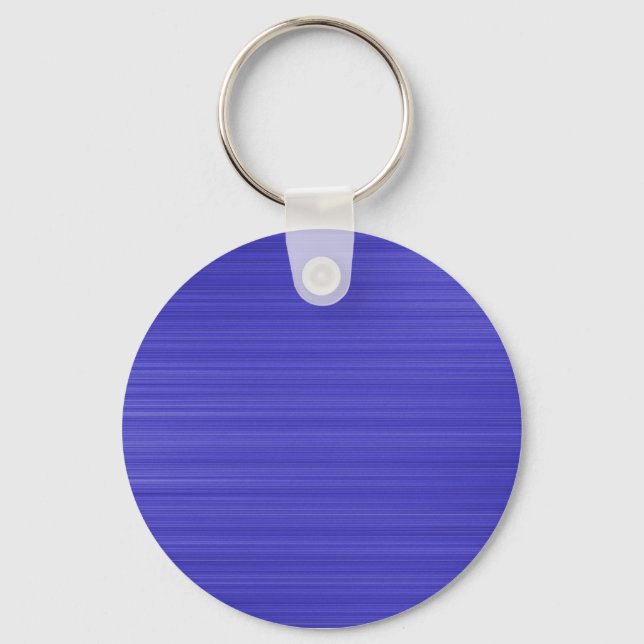 Brushed Blue Key Ring (Front)