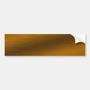 Brushed Bronze Background Bumper Sticker