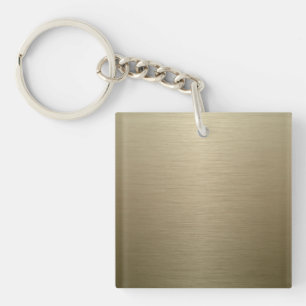 Brushed Bronze Key Ring