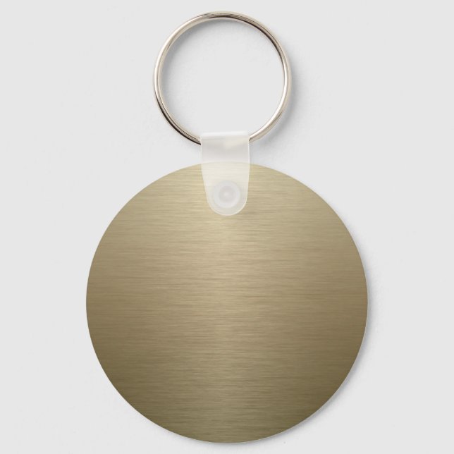 Brushed Bronze Key Ring (Front)