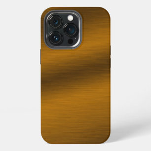 Brushed Bronze Look Artwork iPhone 13 Pro Case