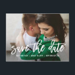 Brushed Charm Save The Date Postcards<br><div class="desc">Express your appreciation with sweet and simple thank you cards!
Design by © berryberrysweet . Printable digital files are available! Visit our website at www.berryberrysweet.com for more details!</div>