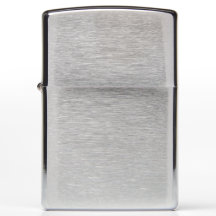 Brushed Chrome Zippo Lighter