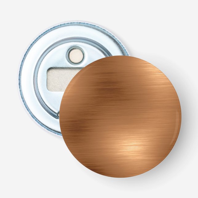 Brushed Copper Look Bottle Opener (Front)