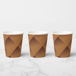 Brushed Copper Look   Paper Cups