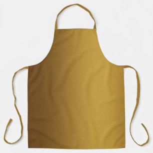 Brushed gold colour apron