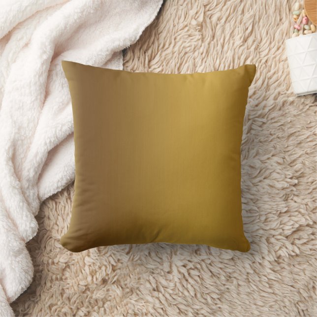 Brushed gold colour cushion (Blanket)