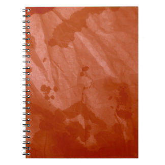 Brushed Graffiti. Tie Dye Shirt. Cream Watercolor  Notebook