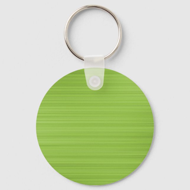 Brushed Green Key Ring (Front)