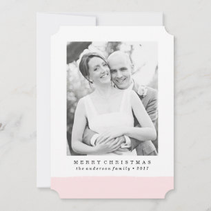 Brushed Holiday Photo Card