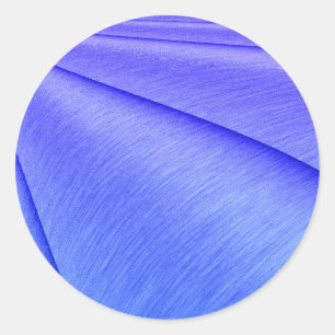 Brushed Lavender to Violet Contour Design Classic Round Sticker