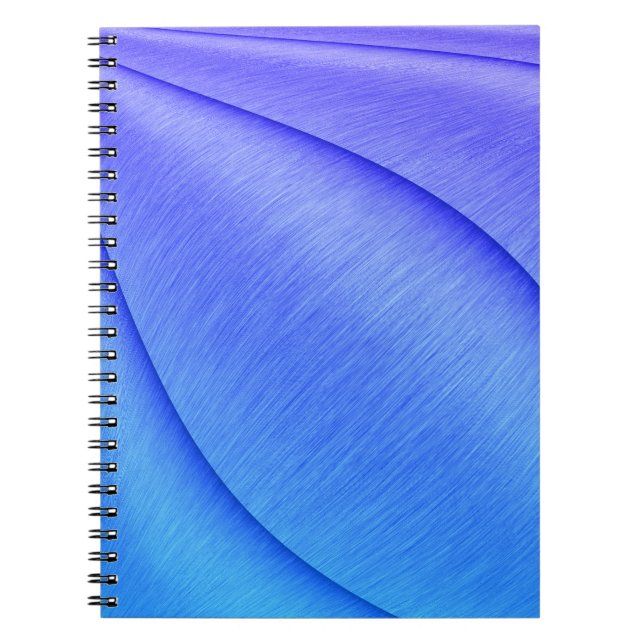 Brushed Lavender to Violet Contour Design Notebook (Front)