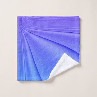 Brushed Lavender to Violet Contour Design Wash Cloth
