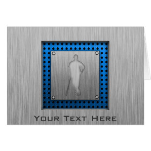 Brushed metal-look Baseball