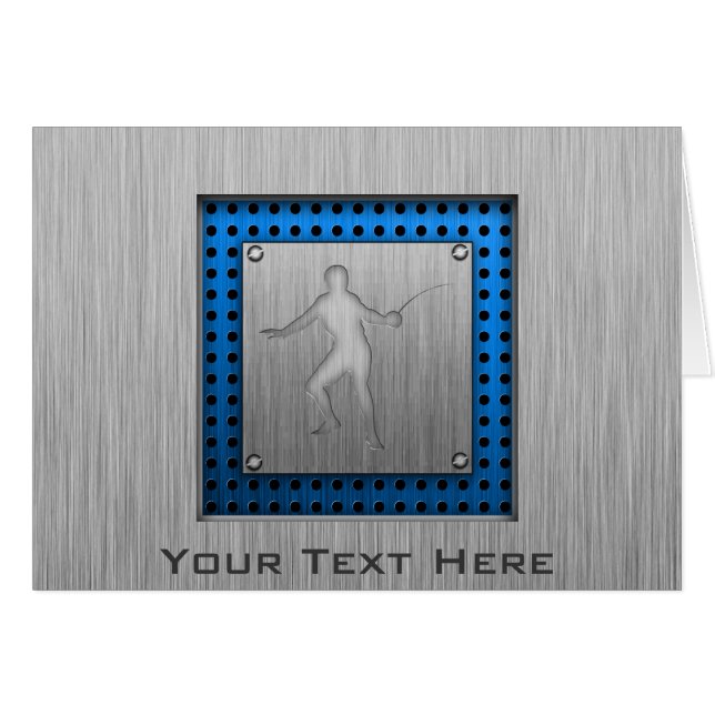 Brushed Metal-look Fencing (Front Horizontal)