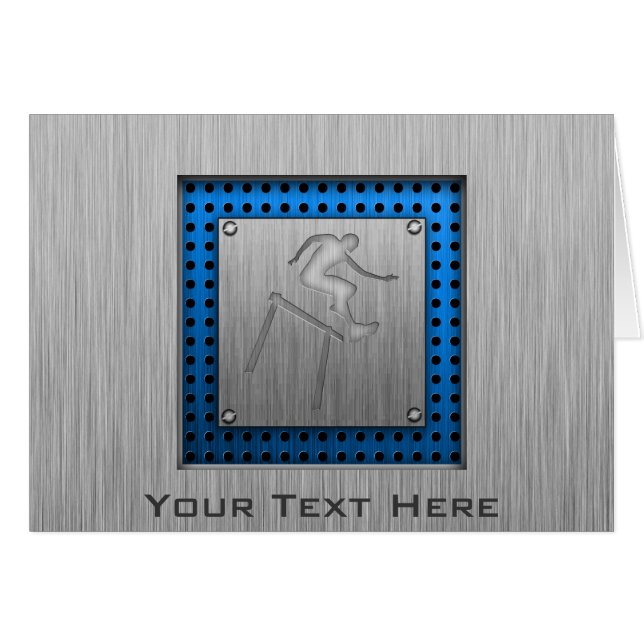 Brushed Metal-look Hurdler (Front Horizontal)