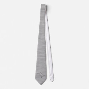 Brushed Metal-look Snowboarding Tie