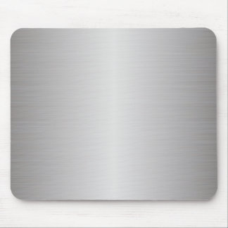 brushed metal mouse pad