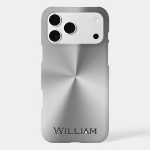 Brushed metal personalised name