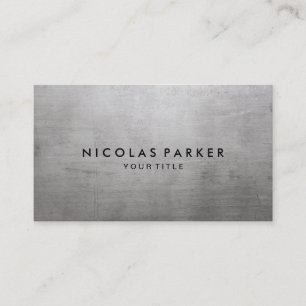 Brushed Metal Texture Business Card Light Colour