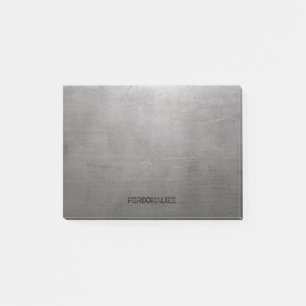Brushed Metal Texture Post-it Notes