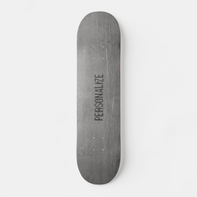 Brushed Metal Texture Skateboard (Front)