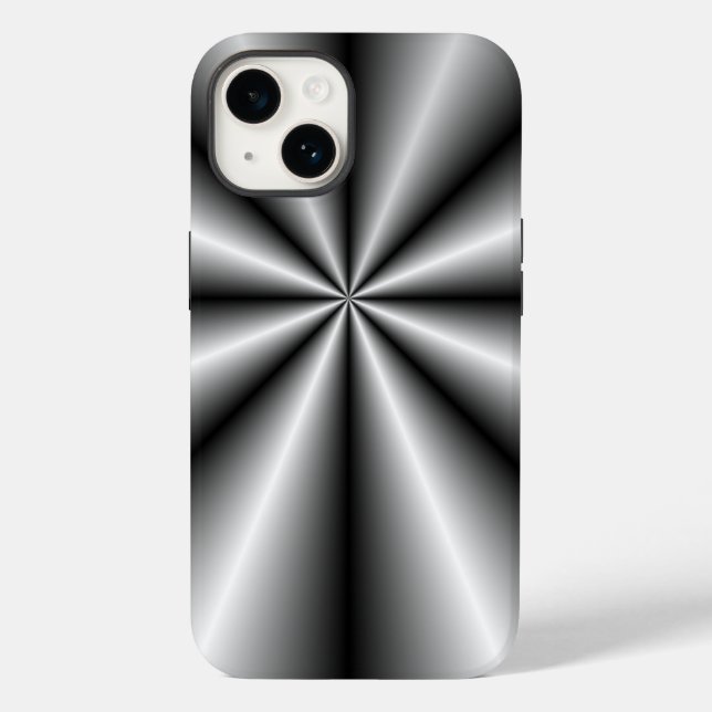 Brushed Metal Tuck and Roll Case-Mate iPhone Case (Back)