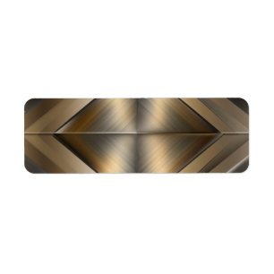 Brushed Metallic Geometric Diamond Pattern