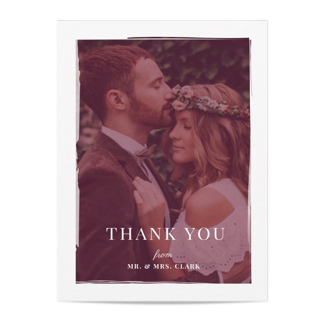 Brushed Overlay Wedding Thank You (Creator Uploaded)