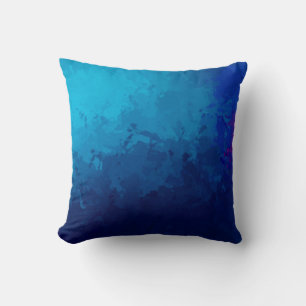 Brushed Painted Abstract Background. Brush stroked Cushion