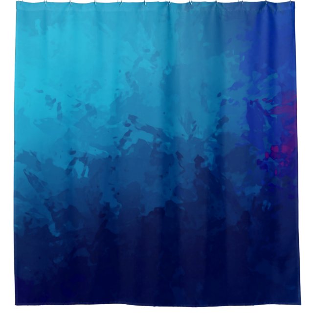 Brushed Painted Abstract Background. Brush stroked Shower Curtain (Front)