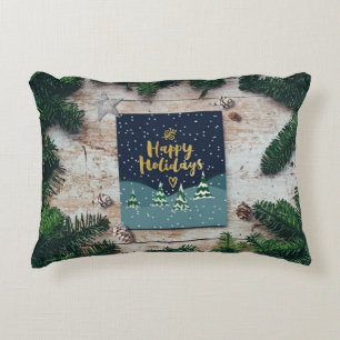 Brushed Polyester Decorative Cushion