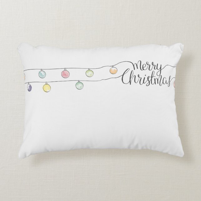 Brushed Polyester Decorative Cushion (Front)