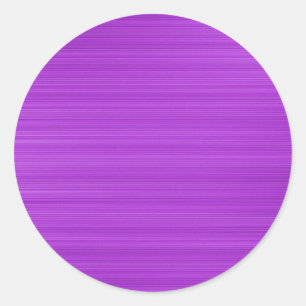 Brushed Purple Classic Round Sticker