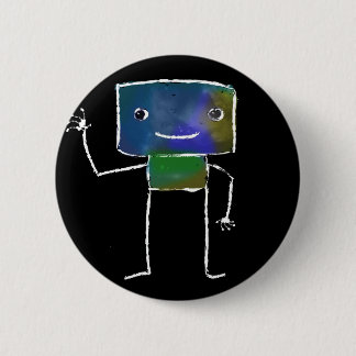 Brushed Robots - Vol 1: Lunabot 6 Cm Round Badge