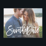 Brushed Save the Date Postcard<br><div class="desc">Photographs provided courtesy of ©Blush Photography</div>