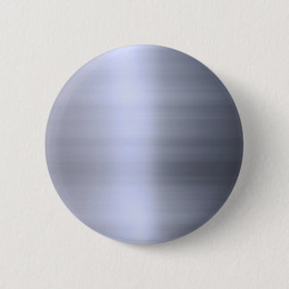 Brushed Silver Metal Textured 6 Cm Round Badge