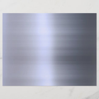 Brushed Silver Metal Textured Flyer