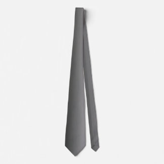 Brushed Silver Metallic Look Tie