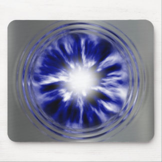 brushed silver wormhole 2 mouse pad