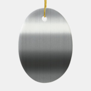 Brushed Stainless Ceramic Tree Decoration