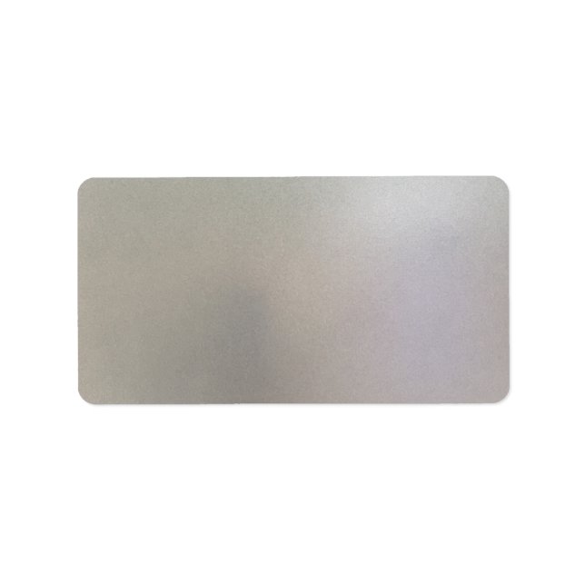 Brushed Steel Background Metal Texture Grey Label (Front)