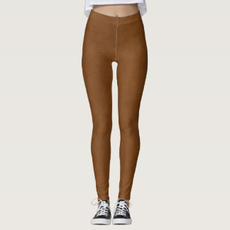 Brushed Suede Seamless Texture – Warm, Matte Elega Leggings