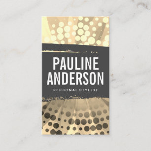 Brushed Texture Stylish Pattern Business Card