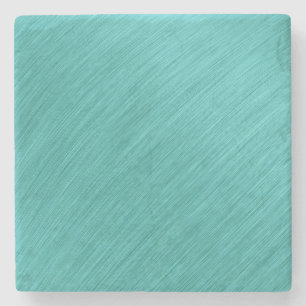 Brushed Turquoise Delight Stone Coaster